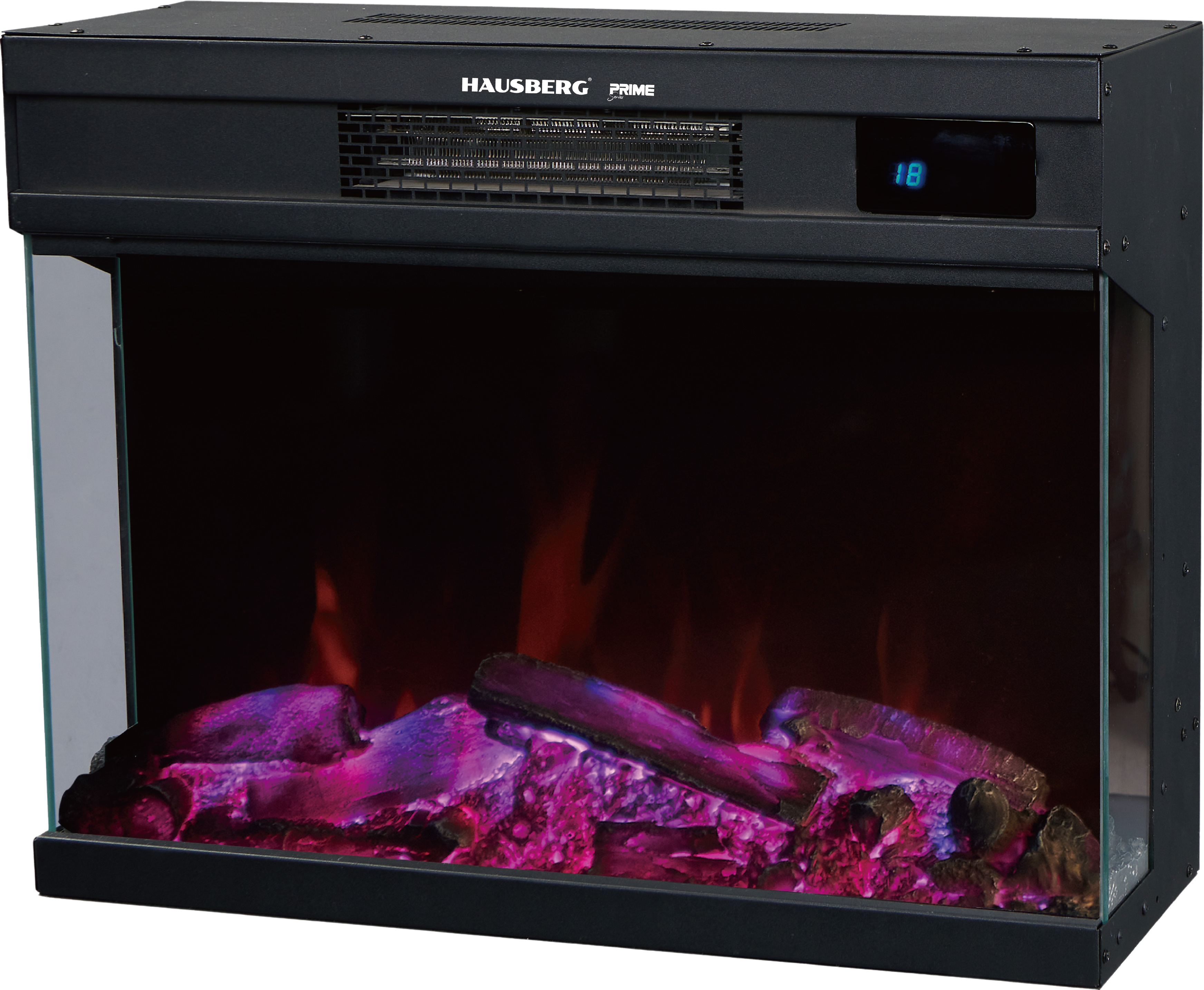 ELECTRIC DIGITAL FIREPLACE HEATER WITH FAN
